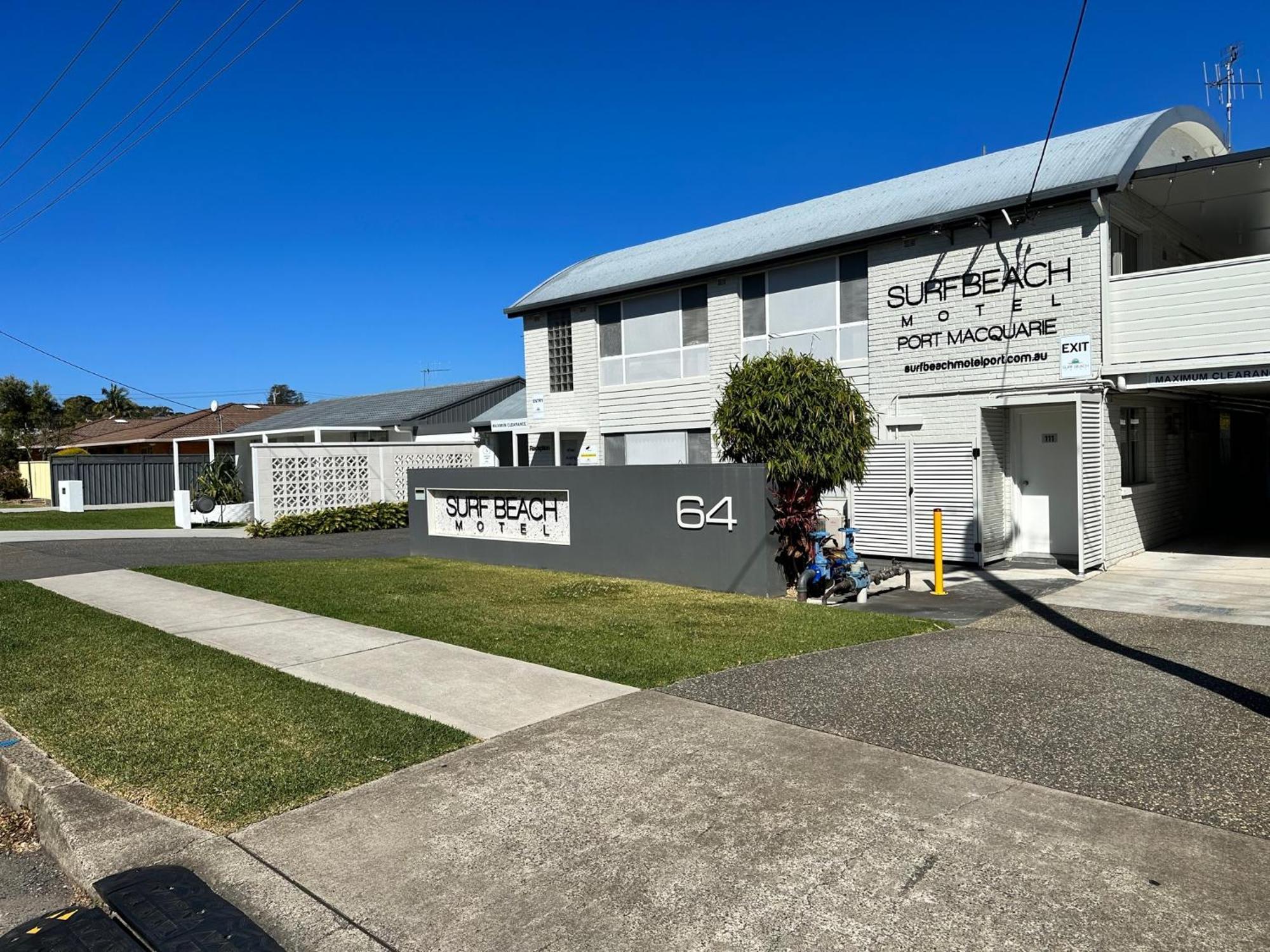 Surf Beach Motel Port Port Macquarie Eksteriør billede